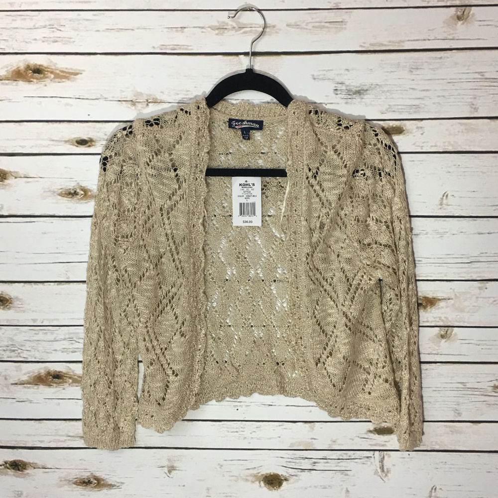 Kohls Freshman Milk and Honey Cardigan